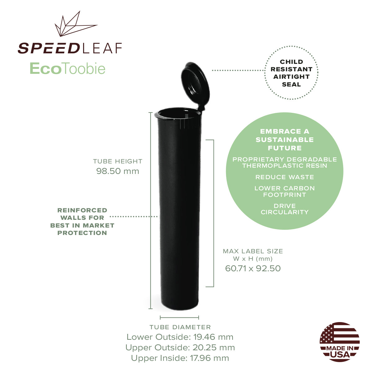 Eco Toobie, Sustainable Cannabis Packaging