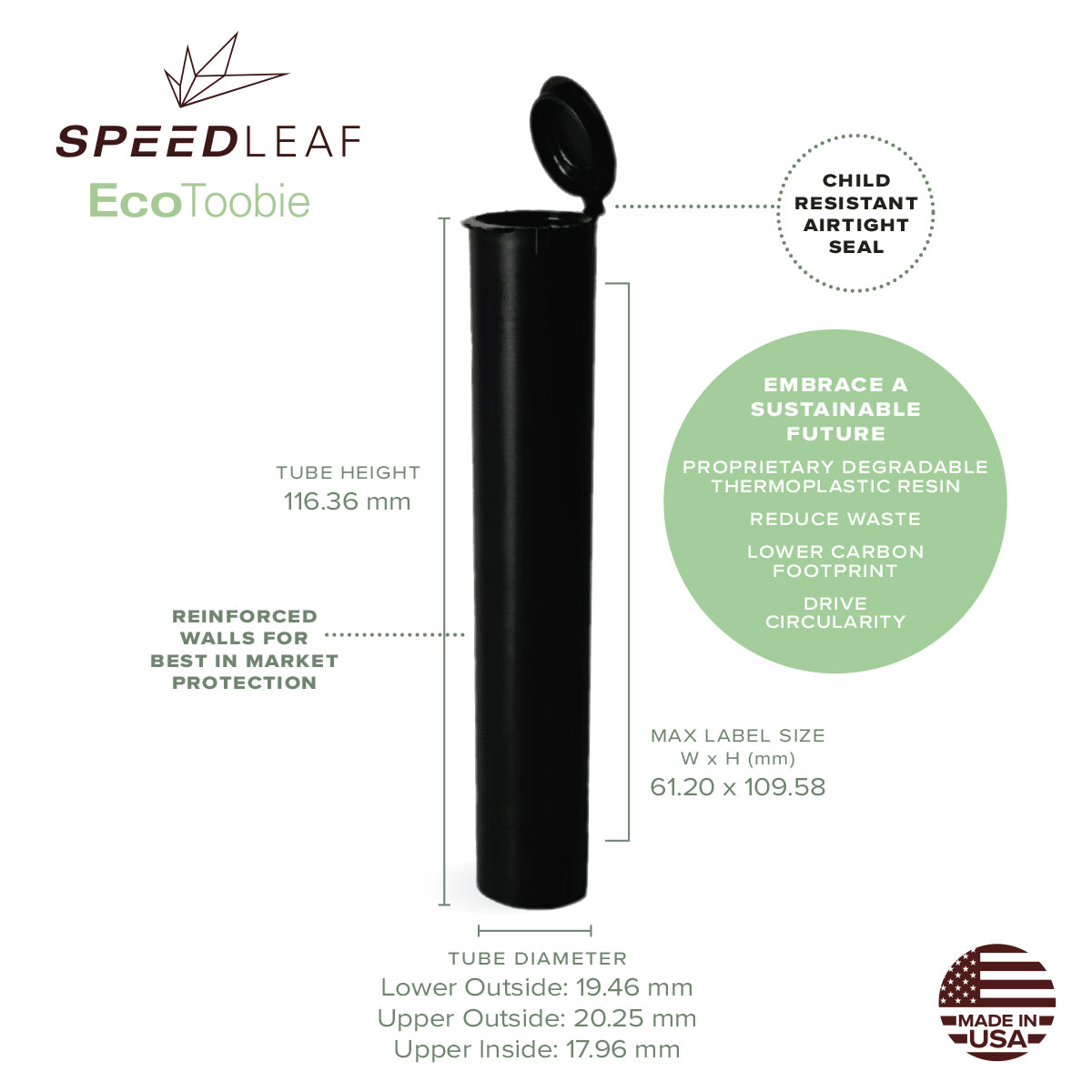 Eco Toobie, Sustainable Cannabis Packaging