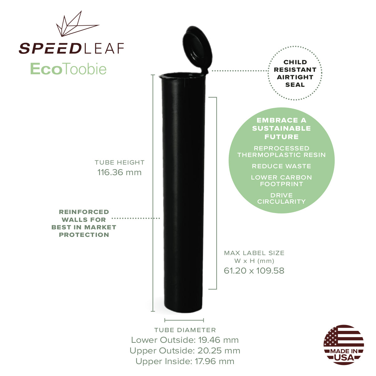 Eco Toobie, Sustainable Cannabis Packaging